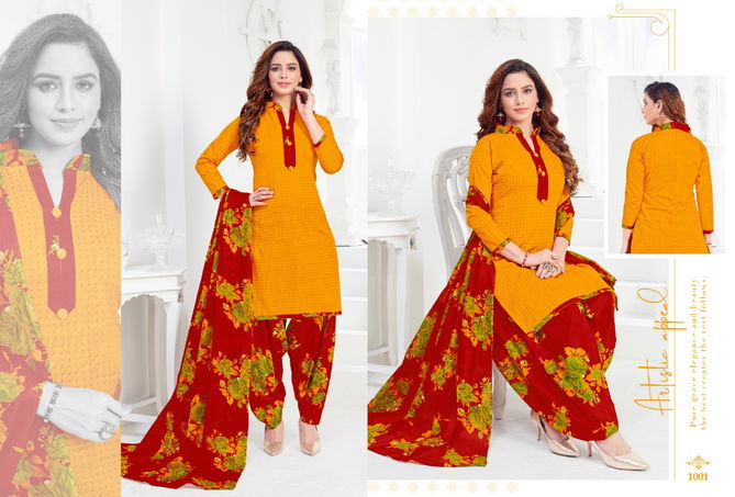 Laado Rio 14 Regular Wear Printed Pure Cotton Dress Material Collection 